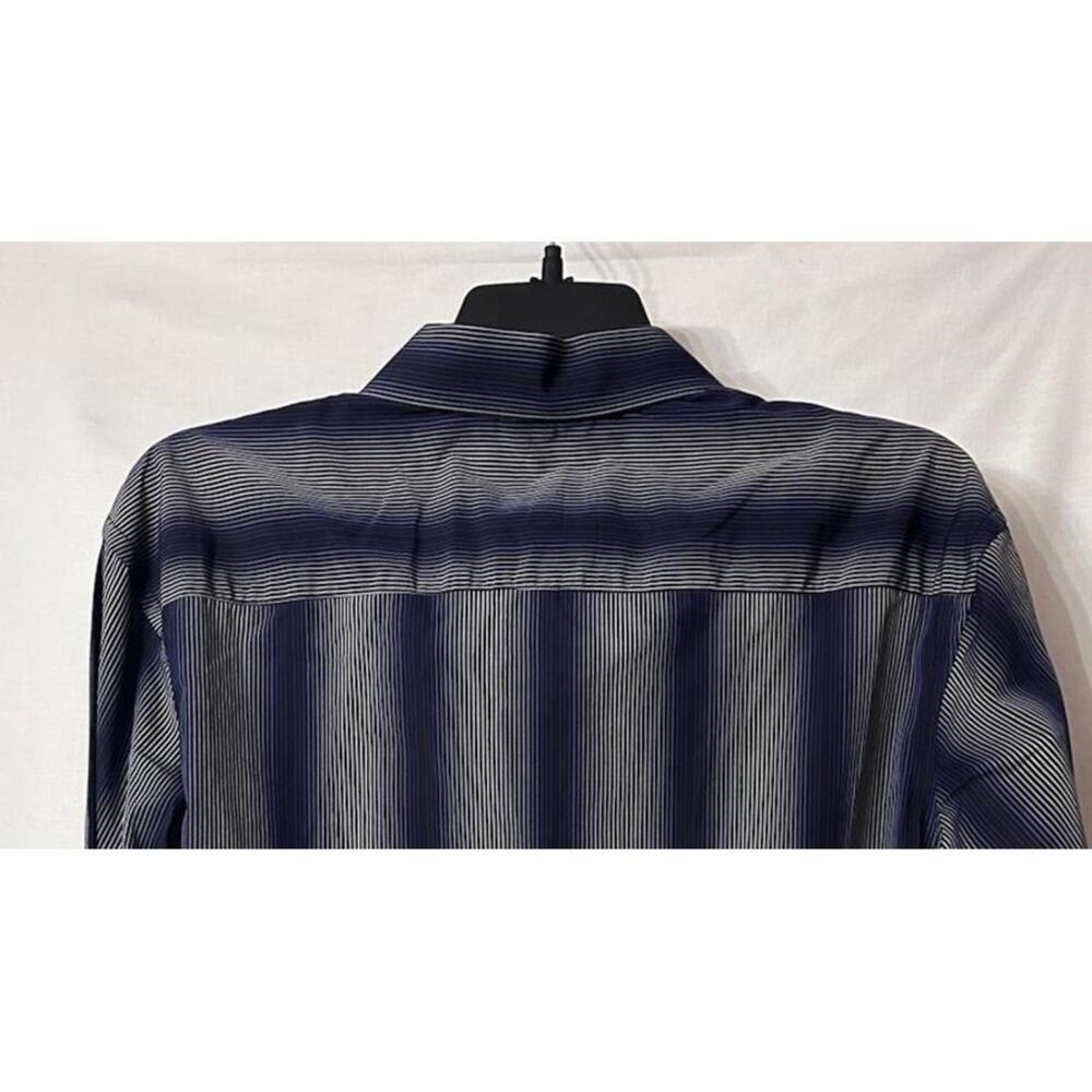 NWT Pronto Uomo Mens Long Sleeve Button Casual Cotton Knit Shirt Size XL - Picture 12 of 14